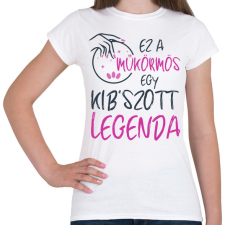 PRINTFASHION Műkörmös - Női póló - Fehér női póló