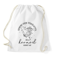 PRINTFASHION Műkörmös - Sportzsák, Tornazsák - Fehér tornazsák