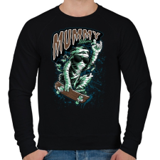 PRINTFASHION Múmia visszatér - Férfi pulóver - Fekete férfi pulóver, kardigán