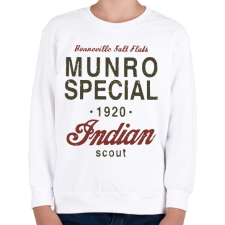 PRINTFASHION Munro special - Gyerek pulóver - Fehér gyerek pulóver, kardigán