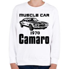PRINTFASHION muscle car 1970 camaro - Gyerek pulóver - Fehér