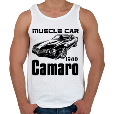 PRINTFASHION muscle car 1980 camaro - Férfi atléta - Fehér
