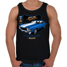 PRINTFASHION muscle car - Férfi atléta - Fekete atléta, trikó