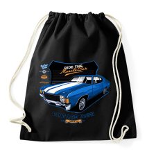 PRINTFASHION muscle car - Sportzsák, Tornazsák - Fekete tornazsák