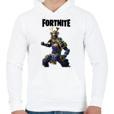 PRINTFASHION Musha Fortnite - Férfi kapucnis pulóver - Fehér férfi pulóver, kardigán