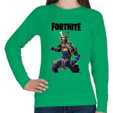 PRINTFASHION Musha Fortnite - Női pulóver - Zöld női pulóver, kardigán
