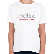 PRINTFASHION Mushroom lover (világos) - Gyerek póló - Fehér gyerek póló