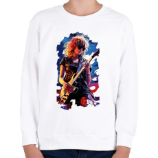 PRINTFASHION Music - Gyerek pulóver - Fehér