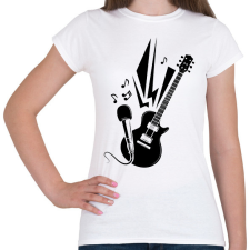 PRINTFASHION Music  - Női póló - Fehér női póló