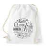 PRINTFASHION music - Sportzsák, Tornazsák - Fehér