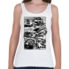 PRINTFASHION MUSTANG GTR - Női atléta - Fehér