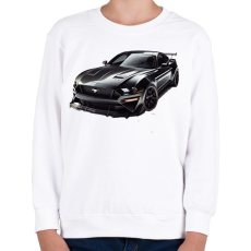 PRINTFASHION Mustang  - Gyerek pulóver - Fehér