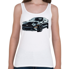 PRINTFASHION Mustang  - Női atléta - Fehér női trikó