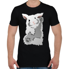 PRINTFASHION muszika - Férfi póló - Fekete