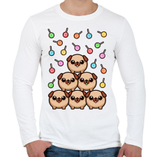 PRINTFASHION Mutasd a nyelved! - Férfi hosszú ujjú póló - Fehér férfi póló