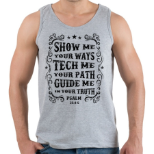 PRINTFASHION Mutass, érints, vezess engem - Férfi atléta - Sport szürke atléta, trikó