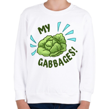 PRINTFASHION My Gabbages! - Avatar - Gyerek pulóver - Fehér gyerek pulóver, kardigán