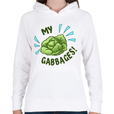 PRINTFASHION My Gabbages! - Avatar - Női kapucnis pulóver - Fehér