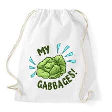 PRINTFASHION My Gabbages! - Avatar - Sportzsák, Tornazsák - Fehér tornazsák