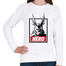 PRINTFASHION My Hero Academia - Női pulóver - Fehér női pulóver, kardigán