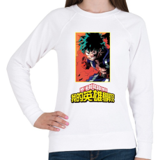 PRINTFASHION My Hero Academia - Női pulóver - Fehér