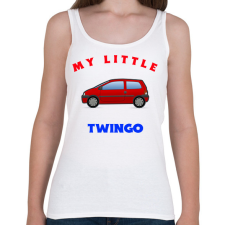 PRINTFASHION MY LITTLE TWINGO - Női atléta - Fehér női trikó