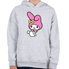 PRINTFASHION my melody - Gyerek kapucnis pulóver - Sport szürke gyerek pulóver, kardigán