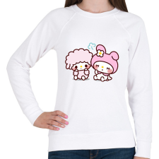 PRINTFASHION My Melody Sanrio - Női pulóver - Fehér női pulóver, kardigán