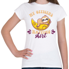 PRINTFASHION My official napping shirt - Női póló - Fehér
