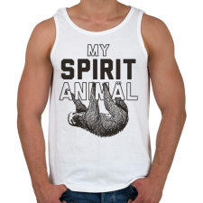 PRINTFASHION My spirit animal - Férfi atléta - Fehér atléta, trikó