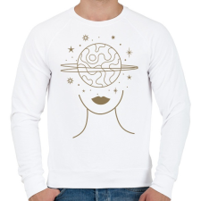 PRINTFASHION Mystic girl 3 - Férfi pulóver - Fehér női pulóver, kardigán