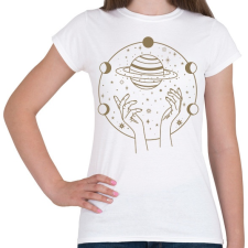 PRINTFASHION Mystic space 3 - Női póló - Fehér női póló