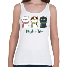 PRINTFASHION Mystic Trio - Női atléta - Fehér női trikó