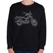 PRINTFASHION mz - Gyerek pulóver - Fekete gyerek pulóver, kardigán