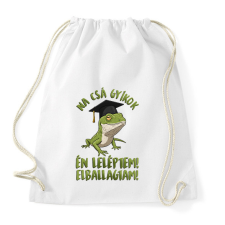 PRINTFASHION Na csá gyíkok én leléptem! - Sportzsák, Tornazsák - Fehér tornazsák