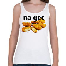 PRINTFASHION na gec  - Női atléta - Fehér női trikó