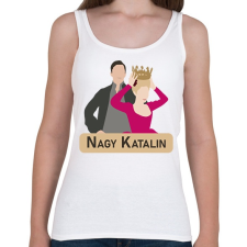 PRINTFASHION Nagy Katalin - A kezdetek - Női atléta - Fehér női trikó