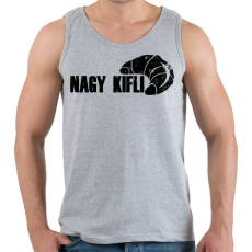 PRINTFASHION Nagy Kifli - páros minta - Férfi atléta - Sport szürke