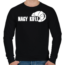 PRINTFASHION NAGY KIFLI - páros minta - Férfi pulóver - Fekete férfi pulóver, kardigán