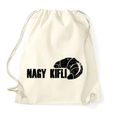 PRINTFASHION Nagy Kifli - páros minta - Sportzsák, Tornazsák - Natúr tornazsák