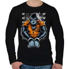 PRINTFASHION Nagy testvér - Férfi hosszú ujjú póló - Fekete férfi póló