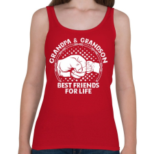 PRINTFASHION Nagyapa - Női atléta - Cseresznyepiros női trikó