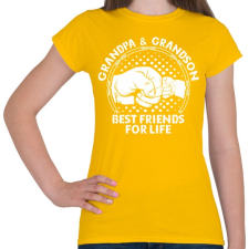 PRINTFASHION Nagyapa - Női póló - Sárga női póló