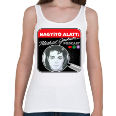 PRINTFASHION Nagyító alatt MJ 2 - Női atléta - Fehér