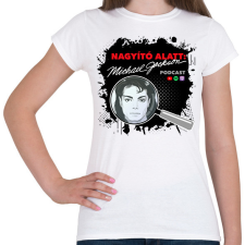 PRINTFASHION Nagyító alatt MJ 6 - Női póló - Fehér női póló