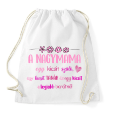 PRINTFASHION Nagymama legjobb barátnő - Sportzsák, Tornazsák - Fehér tornazsák
