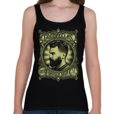 PRINTFASHION Nagymenők barber shop - Női atléta - Fekete