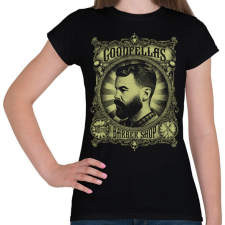PRINTFASHION Nagymenők barber shop - Női póló - Fekete női póló