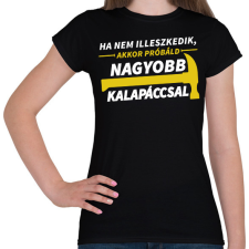 PRINTFASHION Nagyobb kalapáccsal - Női póló - Fekete női póló
