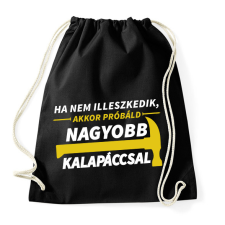 PRINTFASHION Nagyobb kalapáccsal - Sportzsák, Tornazsák - Fekete tornazsák
